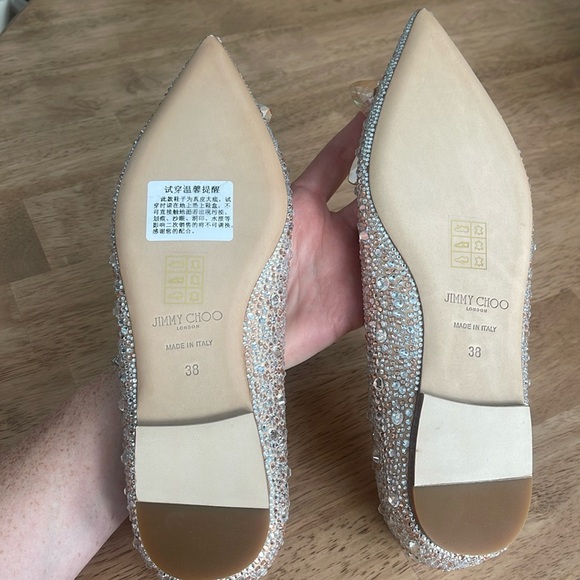 Jimmy Choo Attila Flats - NEW - Picture 5 of 17